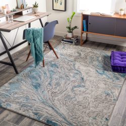 Alternative view of Surya Tibetan TBT-2326 Charcoal Area Rug