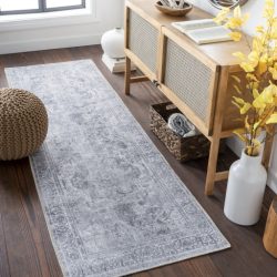 Alternative view of Surya Tahmis THI-2710 Charcoal Area Rug