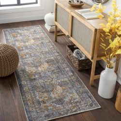 Alternative view of Surya Tahmis THI-2711 Black Area Rug