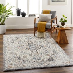 Surya Tuscany TUS-2343 Black Area Rug
