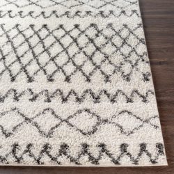 Alternative view of Surya Taza Shag TZS-2310 Cream Area Rug