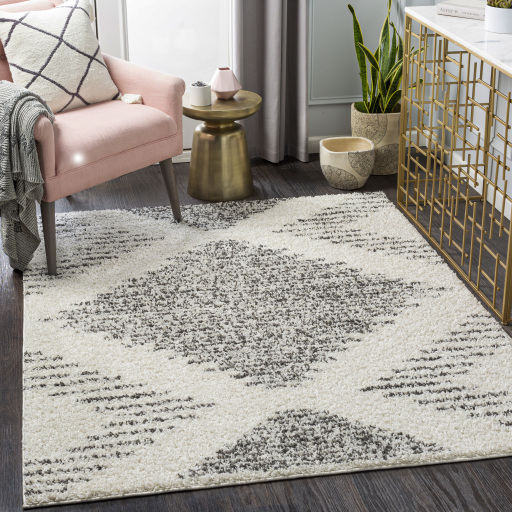 Surya Taza Shag TZS-2332 Charcoal Area Rug - Image 2