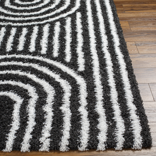 Surya Urban Shag USG-2318 Black Area Rug - Image 2