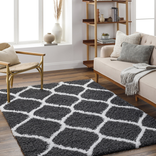 Surya Urban Shag USG-2322 Black Area Rug