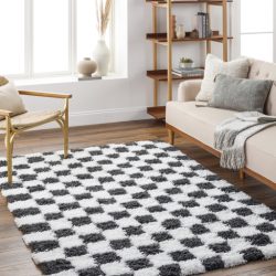 Surya Urban Shag USG-2330 Black Area Rug