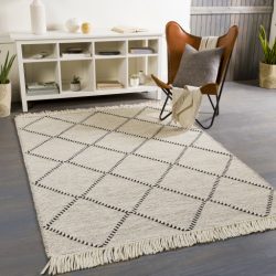 Surya Uttar UTT-2302 Black Area Rug