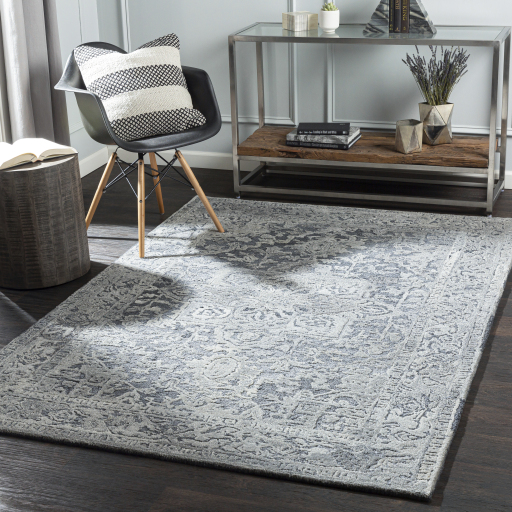 Surya Vancouver VCR-2303 Charcoal Area Rug