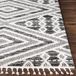 Alternative view of Surya Valencia VLC-2304 Black Area Rug