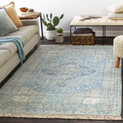 Surya Zainab ZAI-2304 Aqua Area Rug