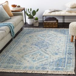 Surya Zainab ZAI-2314 Aqua Area Rug