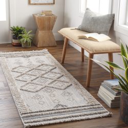 Alternative view of Surya Zaragoza ZRZ-2301 Charcoal Area Rug