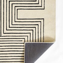 Alternative view of Momeni Simba SIM-3 White Area Rug