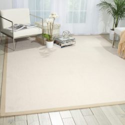 Nourison Sisal Soft SSF02 White Area Rug