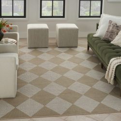 Washable Modern Jute
