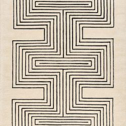 Momeni Simba SIM-3 White Area Rug