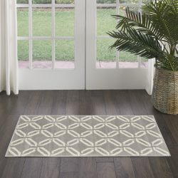 Nourison Jubilant JUB17 Grey Area Rug