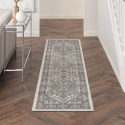 Nourison Quarry QUA05 Ivory Blue Area Rug