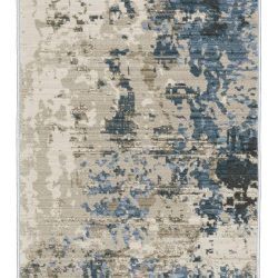 Alternative view of Oriental Weavers BAUER 41l Blue Area Rug