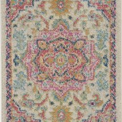 Alternative view of Nourison Passion PSN25 Ivory Pink Area Rug