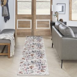 Nourison Nourison Washables NWB01 Ivory Pink Area Rug