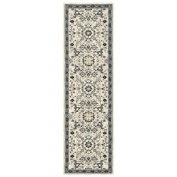 Alternative view of Oriental Weavers BOWEN 73j Ivory Area Rug