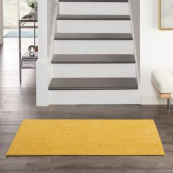 Nourison Nourison Essentials NRE01 Yellow Area Rug