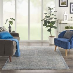 Nourison Starry Nights STN01 Cream Blue Area Rug