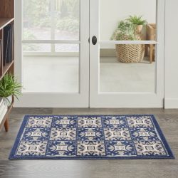 Nourison Aloha ALH34 Blue Area Rug