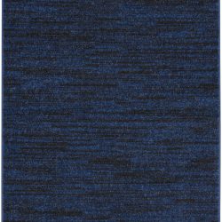 Alternative view of Nourison Nourison Essentials NRE01 Midnight Blue Area Rug