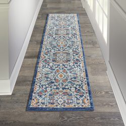 Nourison Passion PSN28 Blue Area Rug
