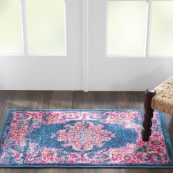 Nourison Passion PSN03 Blue Area Rug
