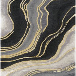 Alternative view of Nourison Prismatic PRS31 Charcoal Grey Area Rug