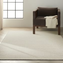 Calvin Klein Textured Dots CK80 Cream Area Rug