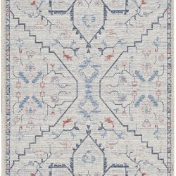 Alternative view of Nicole Curtis Machine Washable Series 1 SR110 Ivory Blue Area Rug