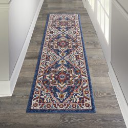 Nourison Passion PSN33 Blue Area Rug