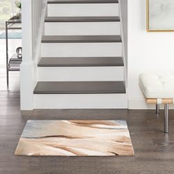 Nourison Prismatic PRS35 Sand Area Rug