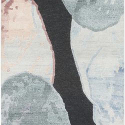 Alternative view of Nourison Silk Shadows SHA25 Blue Pink Area Rug