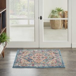 Nourison Passion PSN23 Ivory Light Blue Area Rug