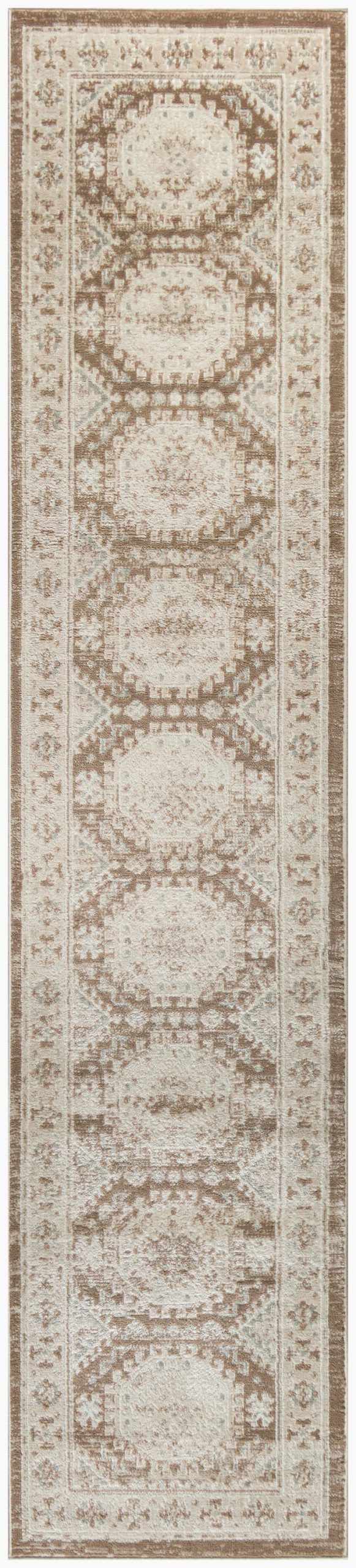 Nourison Serenity Home SRH01 Ivory Mocha Area Rug - Image 2