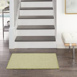 Nourison Courtyard COU01 Ivory Green Area Rug