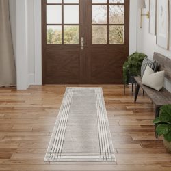 Nourison Desire DSR01 Grey Silver Area Rug