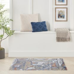 Nourison Astra Machine Washable ASW01 Multicolor Area Rug