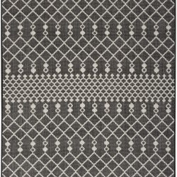 Alternative view of Nourison Positano POS02 Black Area Rug
