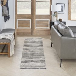 Nourison Serenity Home SRH03 Ivory Grey Blue Area Rug