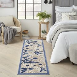 Nourison Aloha ALH33 Blue Grey Area Rug