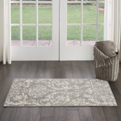 Nourison Jubilant JUB09 Grey Area Rug