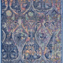 Alternative view of Nourison Ankara Global ANR08 Navy Area Rug