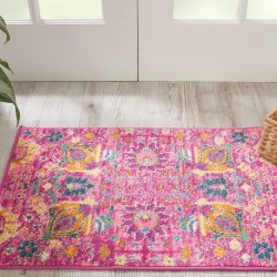 Nourison Passion PSN01 Fuchsia Area Rug