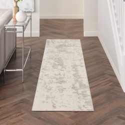 Nourison Quarry QUA01 Cream Grey Area Rug