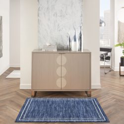 Nourison Nourison Essentials NRE02 Navy Area Rug